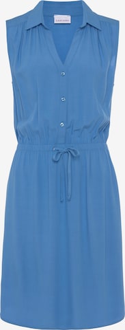 LASCANA Платье-рубашка в Синий: спереди