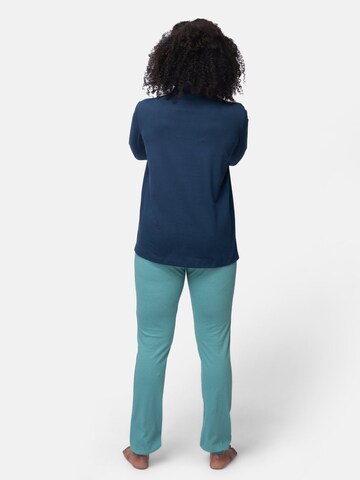 greenjama Pajama Shirt in Blue