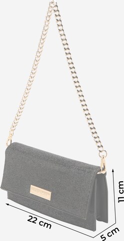 River Island Clutch in Schwarz