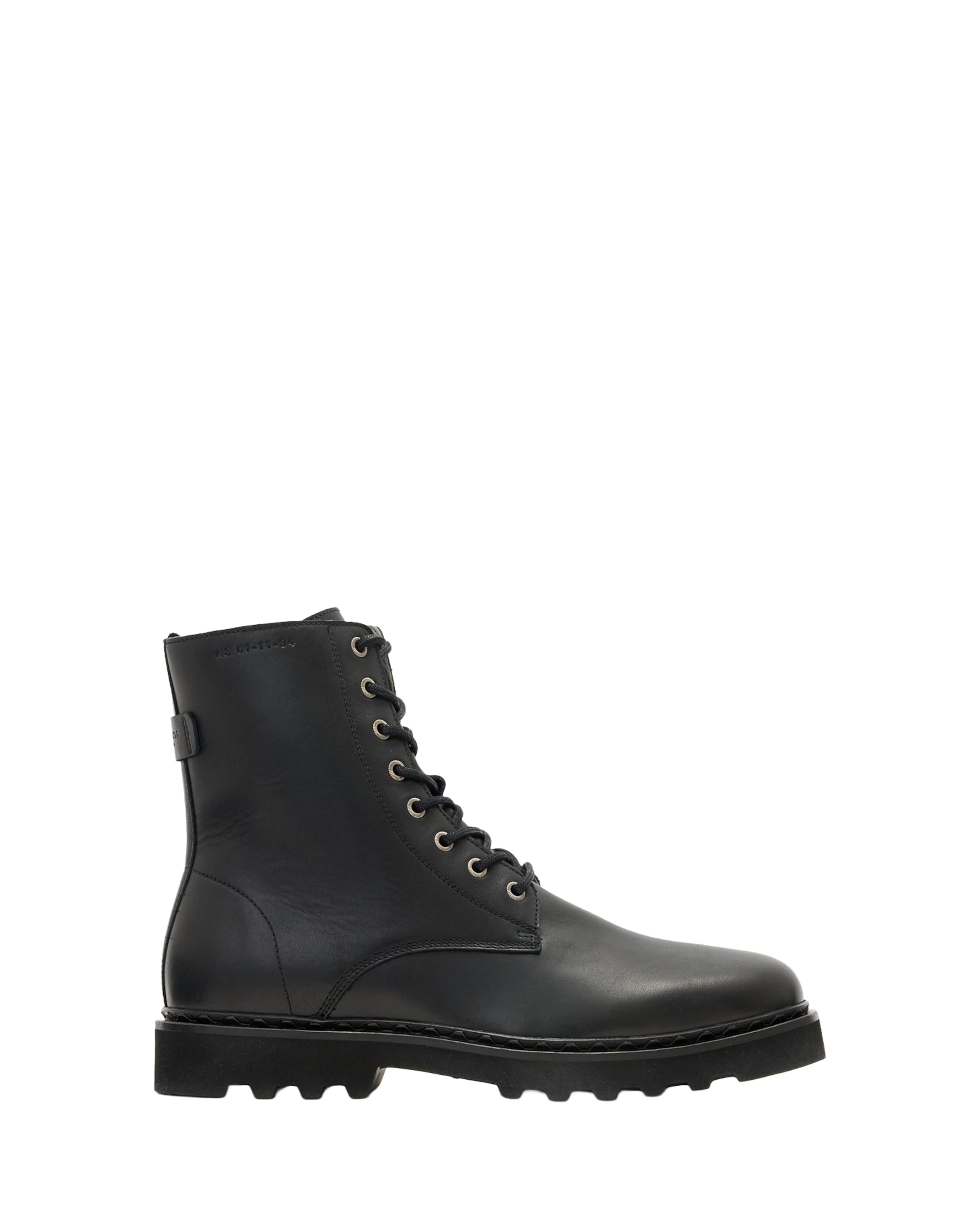 Bottines à lacets 'SKIFF' AllSaints en noir : devant