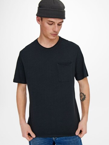 T-Shirt 'Roy' Only & Sons en bleu : devant