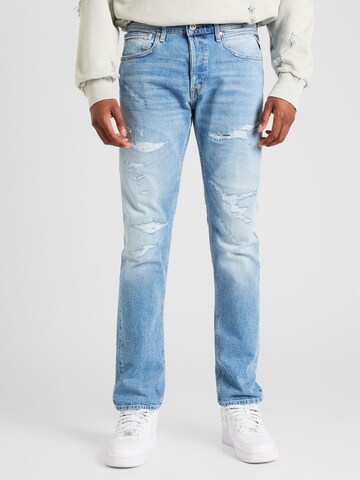 REPLAY Regular Jeans 'GROVER' in Blauw: voorkant