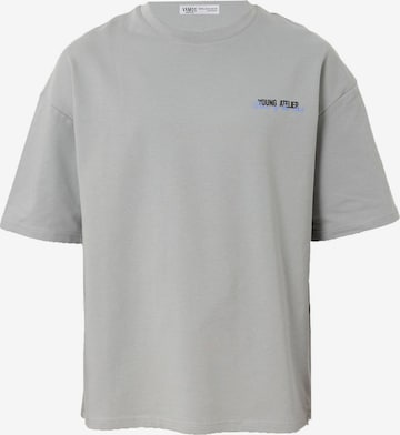 VAMOS CLO Majica | siva barva: sprednja stran