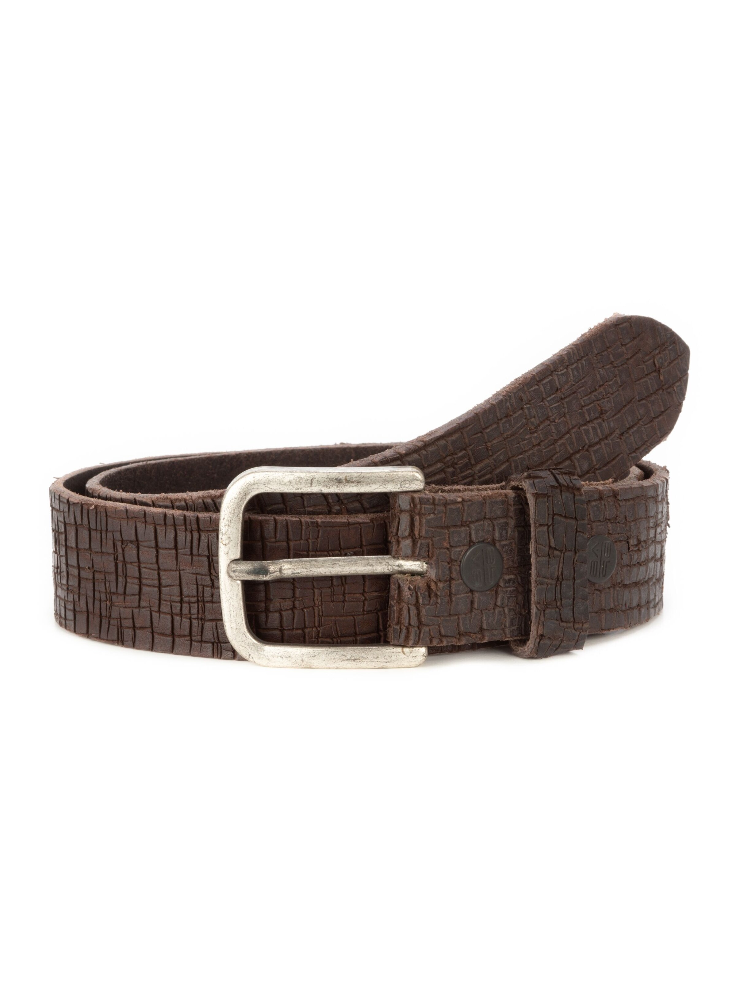 Ceinture 'Cologne' BA98 en marron : devant