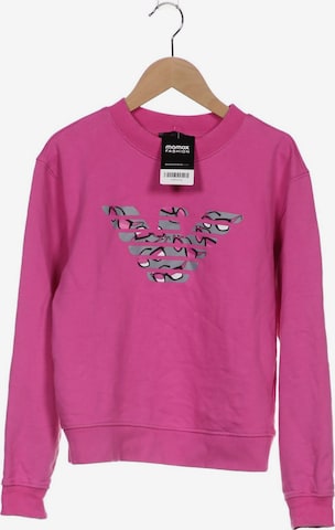 Emporio Armani Sweatshirt & Zip-Up Hoodie in L in Pink: front