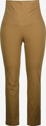 Pantalon Ulla Popken en marron : devant