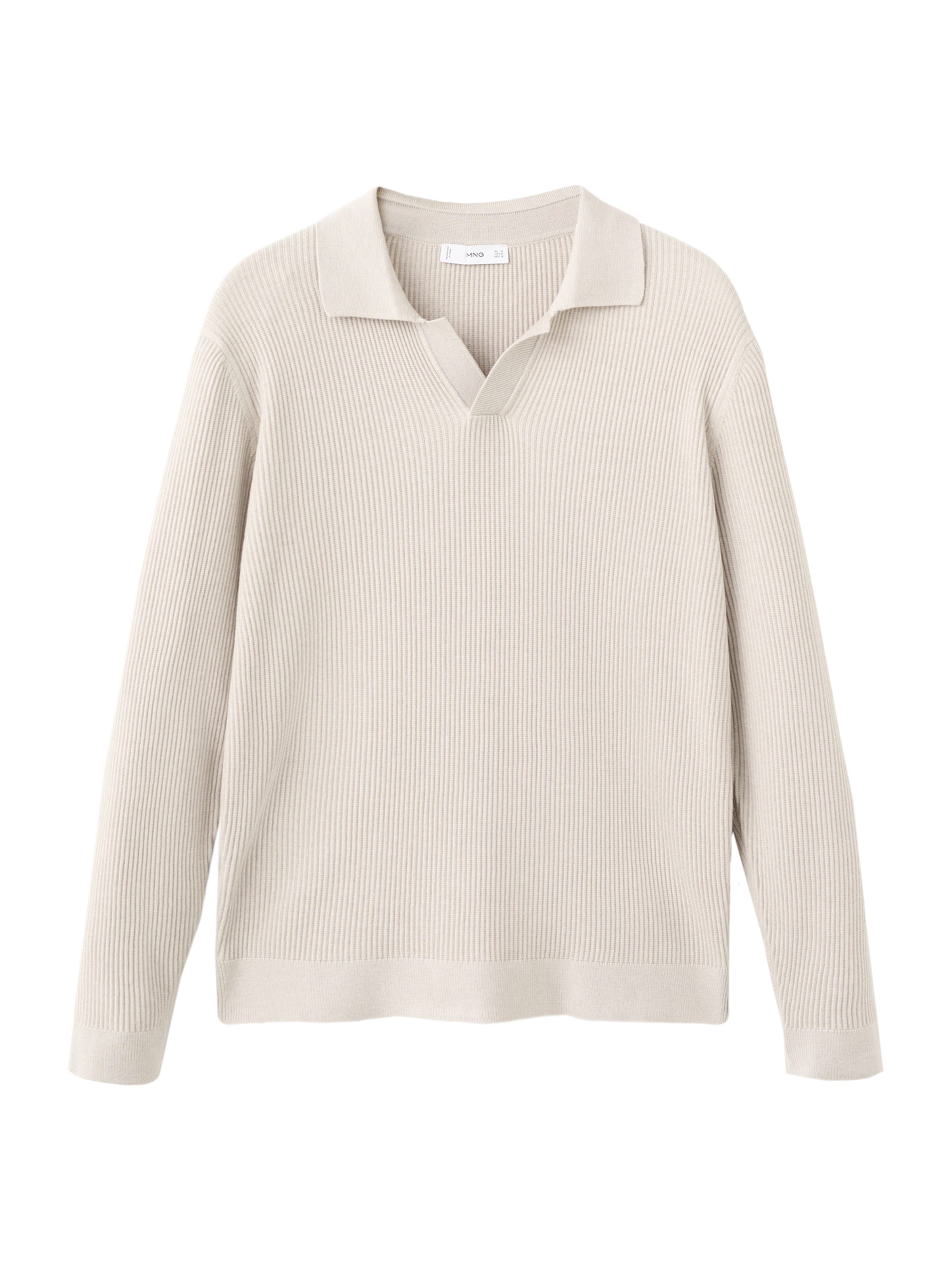 MANGO MAN Trui &#x27;Antiguas&#x27; in Beige: voorkant