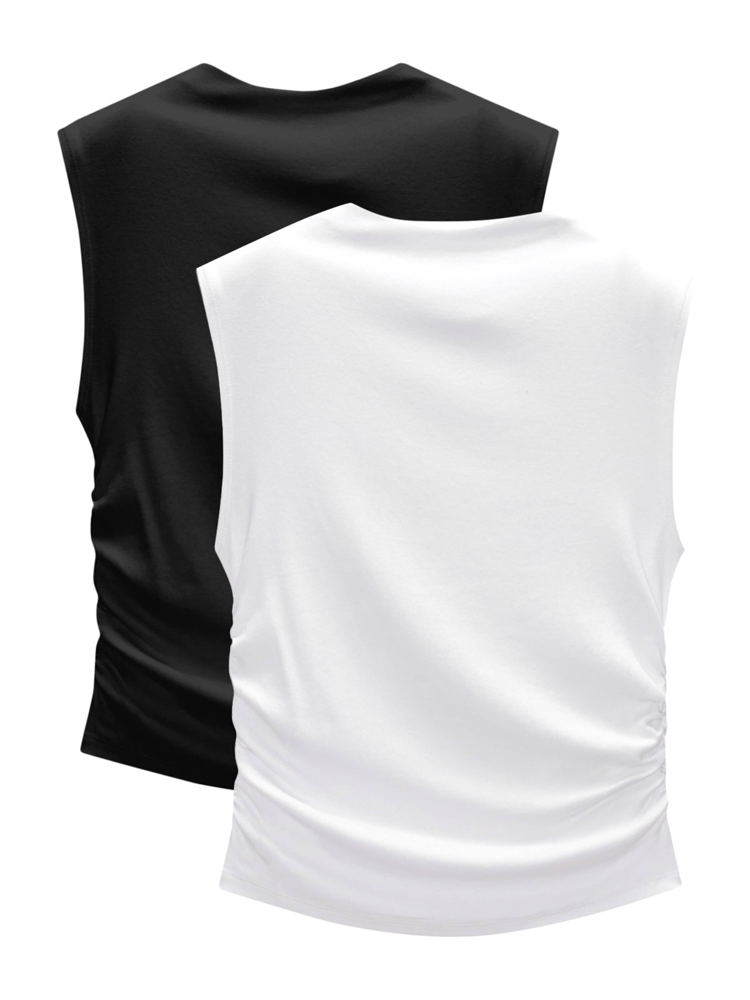 Pull&Bear Top in Schwarz: Vorderseite