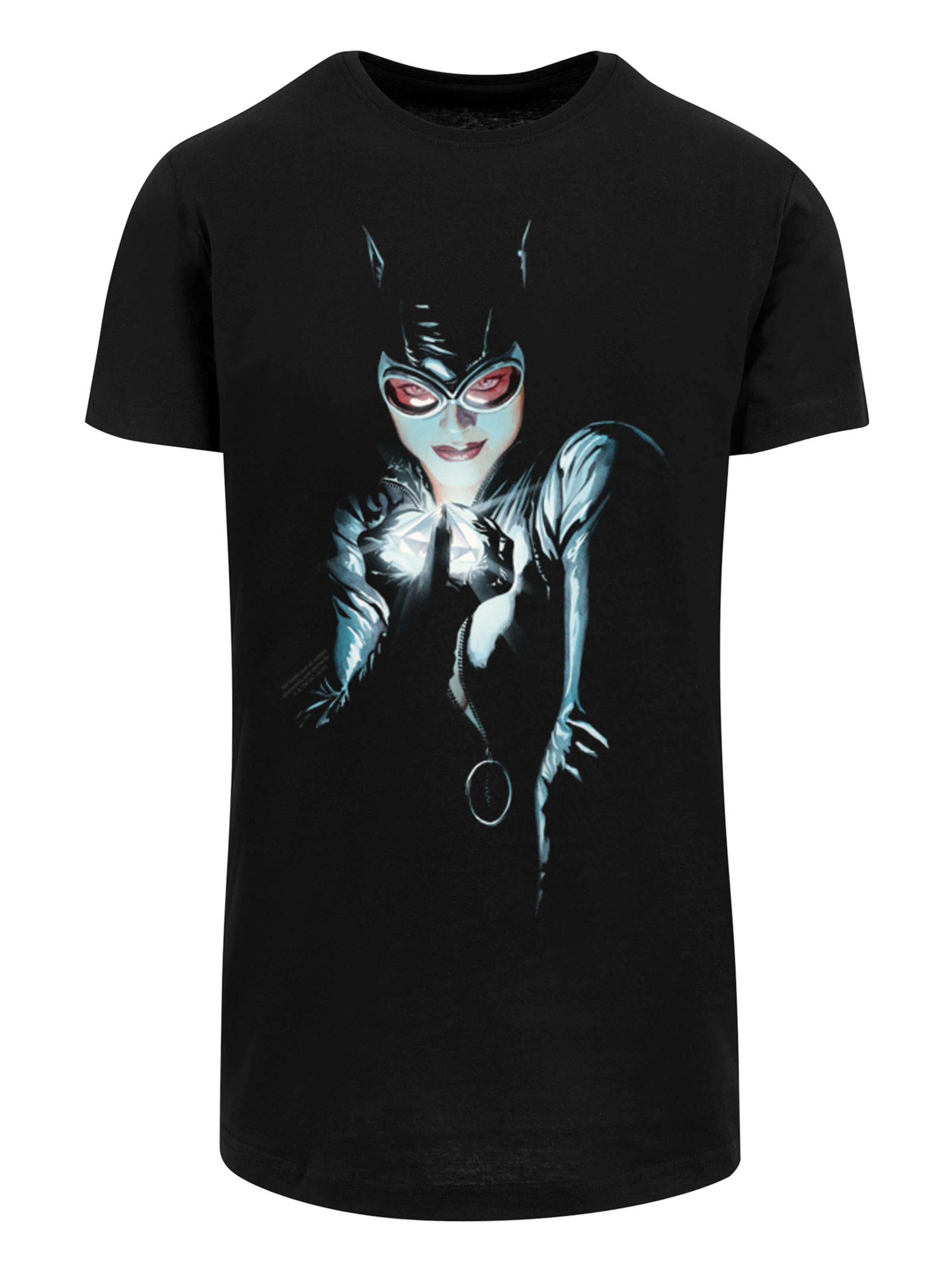 F4NT4STIC T-Shirt 'DC Comis Superhelden Batman Alex Ross Catwoman' in Schwarz: Vorderseite