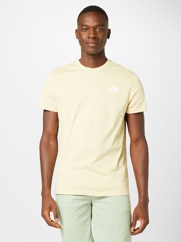 THE NORTH FACE Regular Fit T-Shirt 'Simple Dome' in Beige: Vorderseite