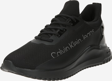 Calvin Klein Jeans Låg sneaker i svart: framsida