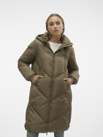 VERO MODA Wintermantel 'KLEA' in Groen: voorkant