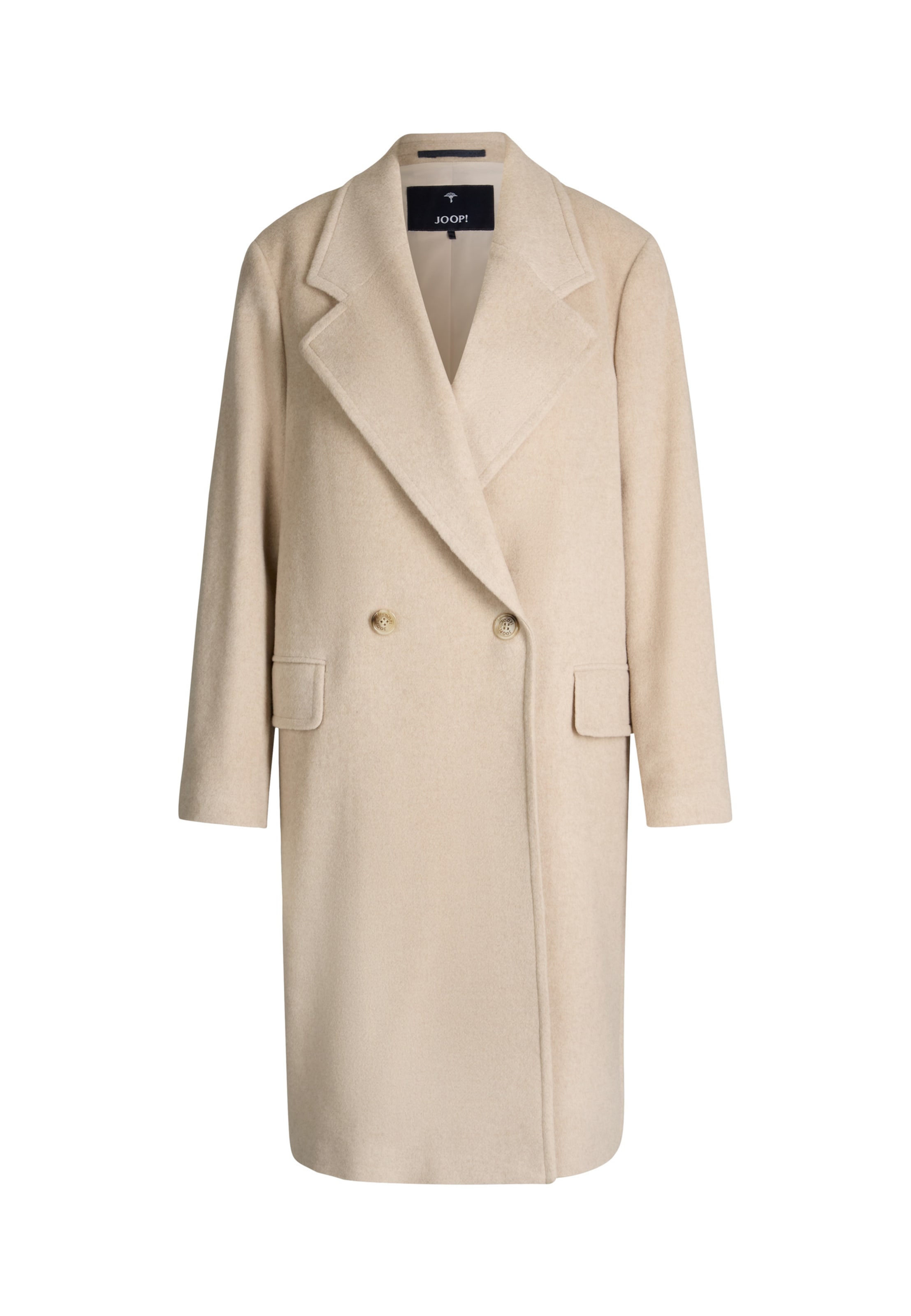 JOOP! Manteau mi-saison 'Caro' en sable, Vue avec produit