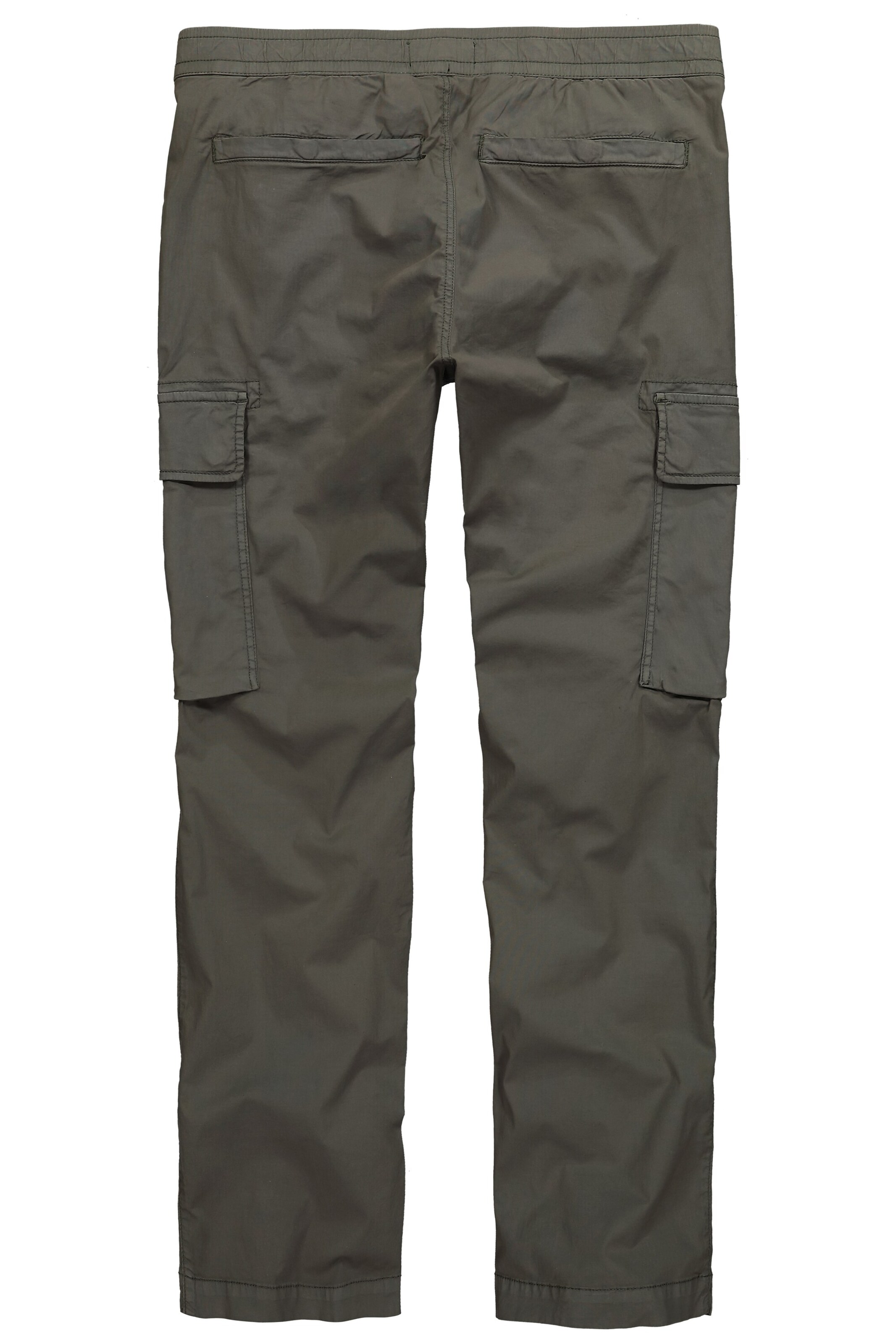 Men Plus Regular Cargobroek in Grijs