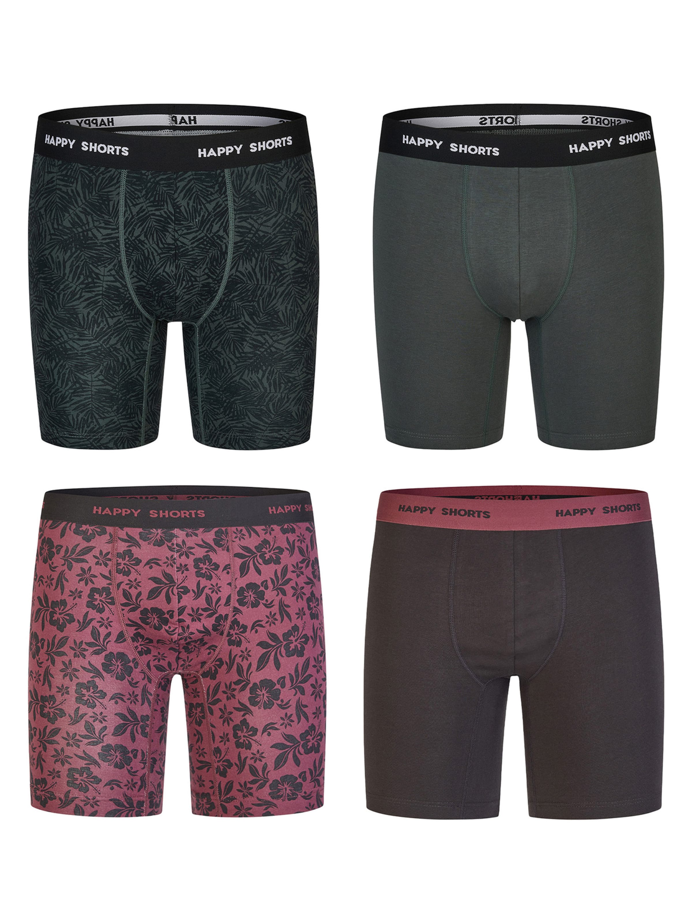 Boxers ' Motive ' Happy Shorts en gris : devant