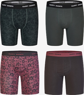 Boxers ' Motive ' Happy Shorts en gris : devant