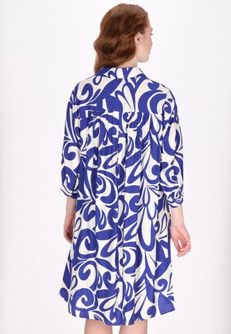 DreiMaster Klassik Blousejurk in Blauw