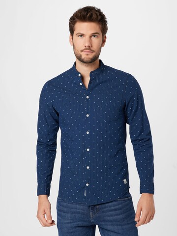 BLEND Regular fit Button Up Shirt in Blue: front