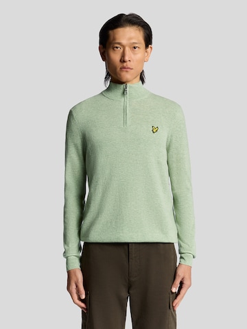 Pull-over Lyle & Scott en vert : devant