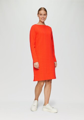 s.Oliver Kleid in Orange: Vorderseite