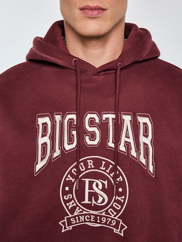 BIG STAR Sweatshirt 'ADAM' in Rood