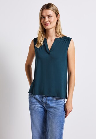 STREET ONE Top in Blau: Vorderseite