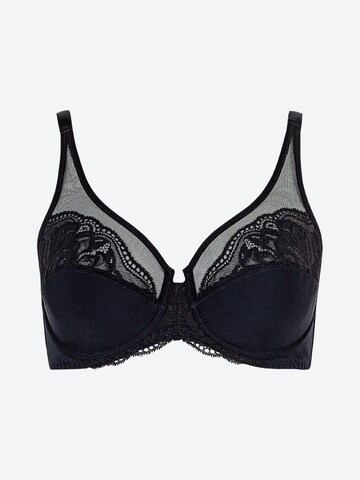 Spiman Bra 'Delia' in Black: front