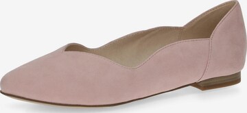 CAPRICE Ballet Flats in Pink: front