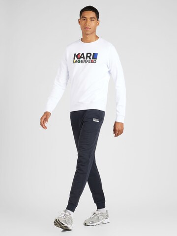 Karl Lagerfeld Tapered Trousers in Blue