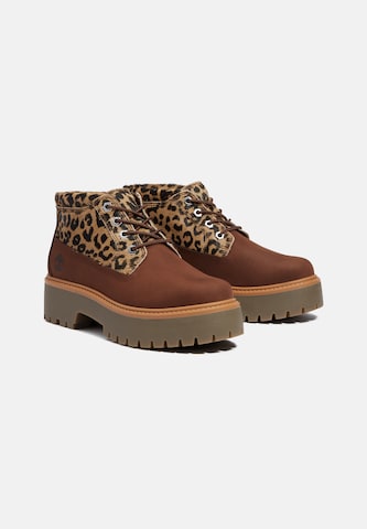 TIMBERLAND Ботинки на шнуровке в Коричневый