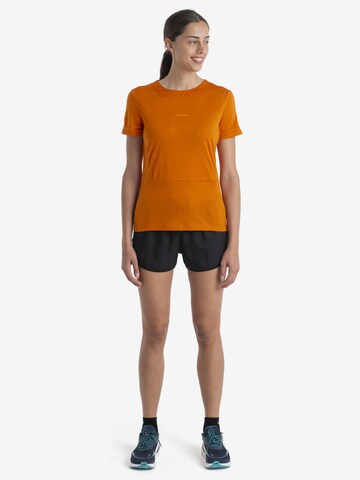 ICEBREAKER Функционална тениска 'ZoneKnit' в оранжево