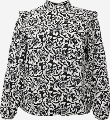 Vero Moda Curve Blouse 'SOPHIA' in Zwart: voorkant