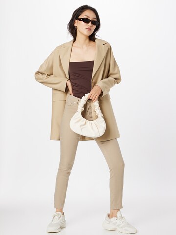 Skinny Jean 'Hot Seven' VERO MODA en beige