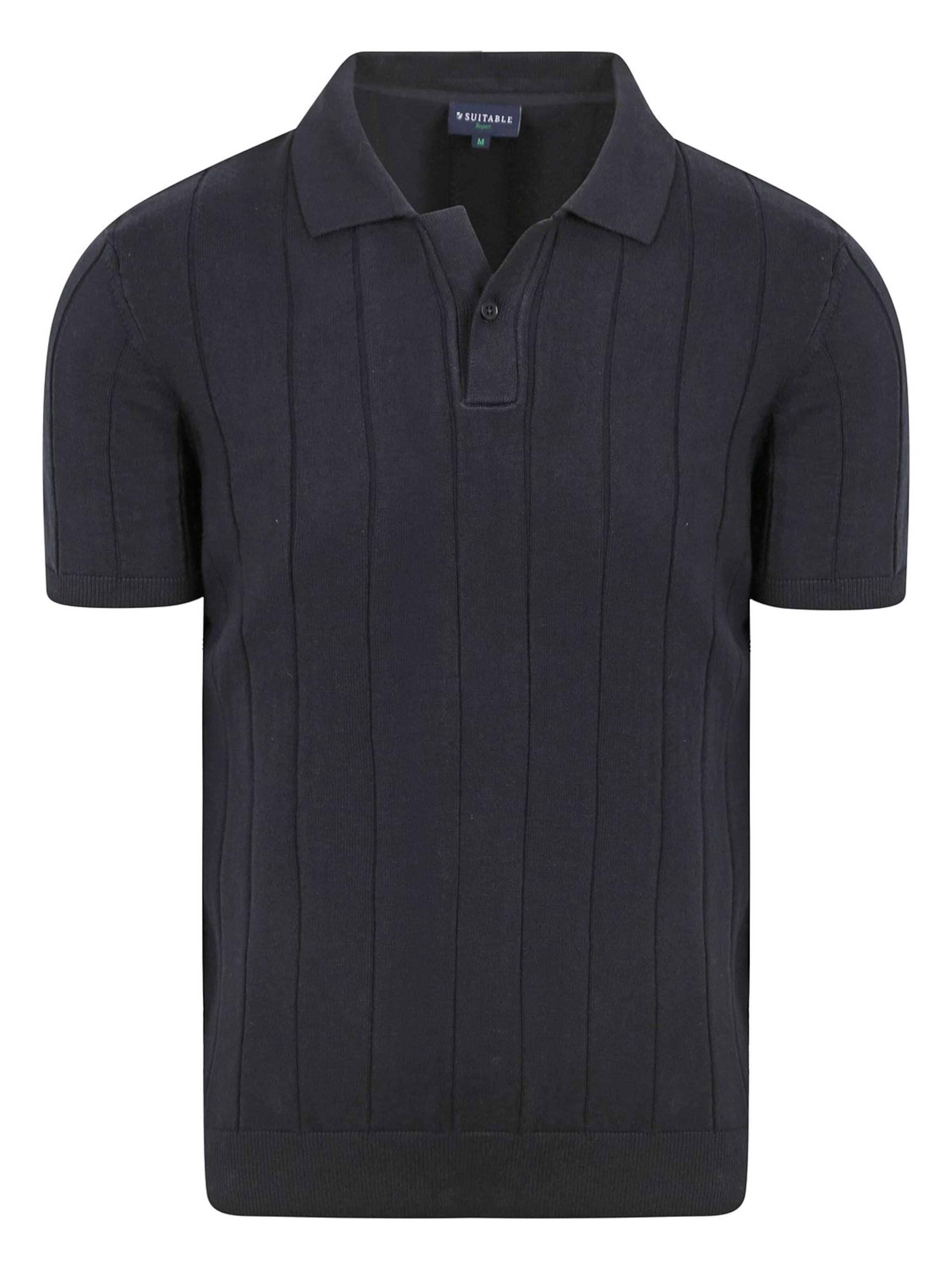 Suitable Shirt 'Drop Needle' in Blauw: voorkant