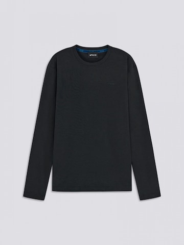 T-Shirt GAS en noir : devant