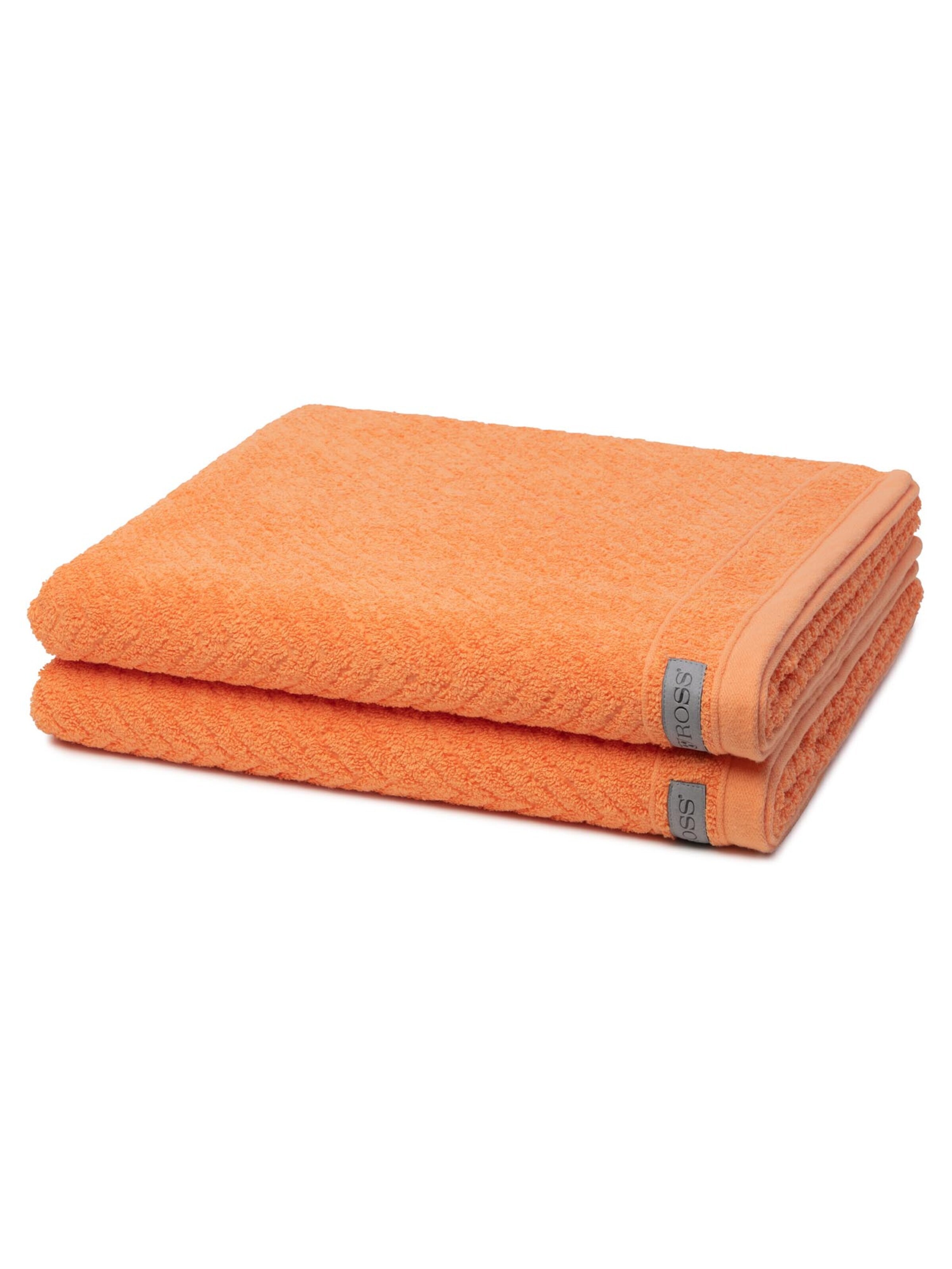 ROSS Towel 'Smart' in Orange: front