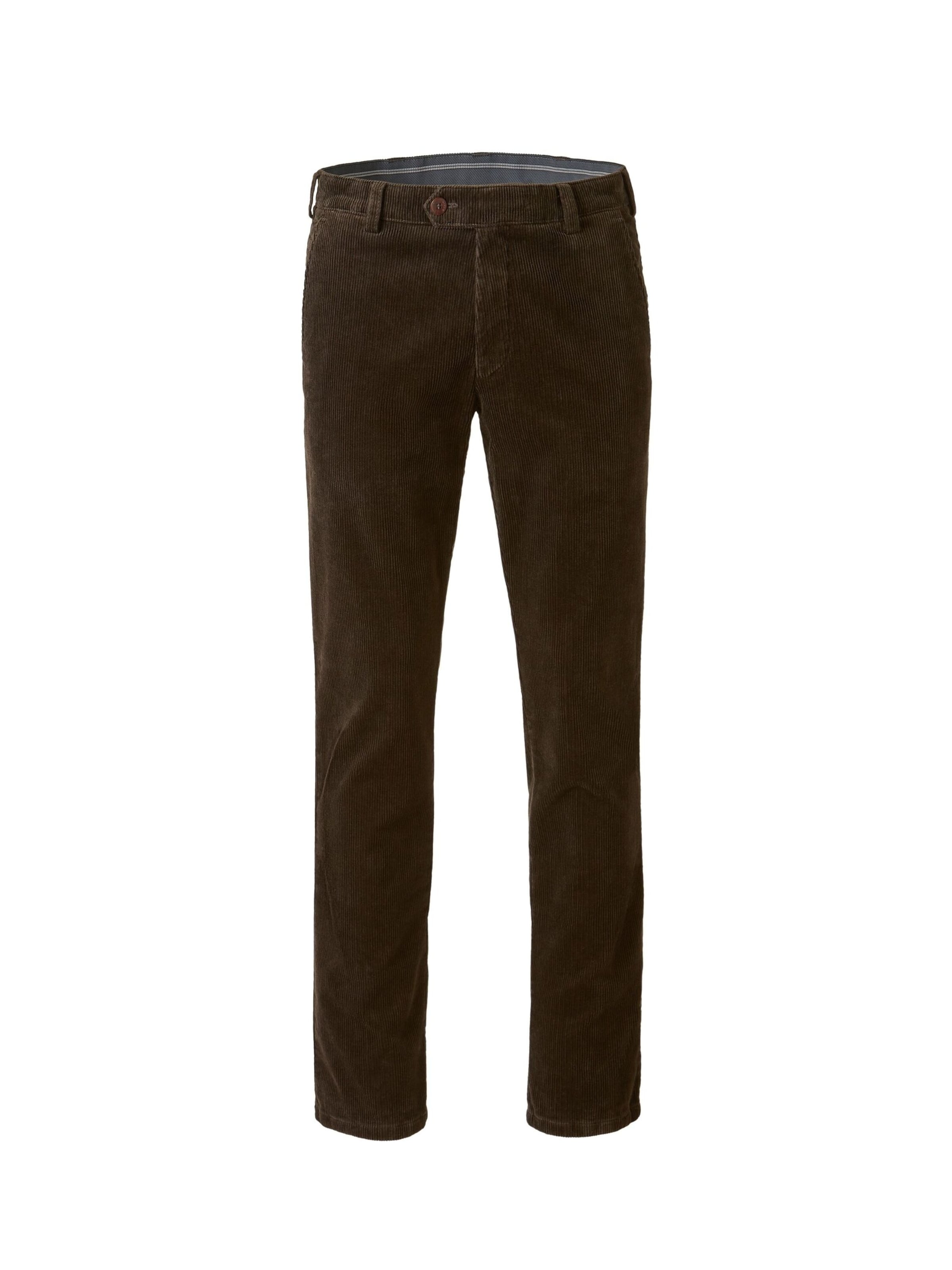 MEYER Chino in Bruin: voorkant