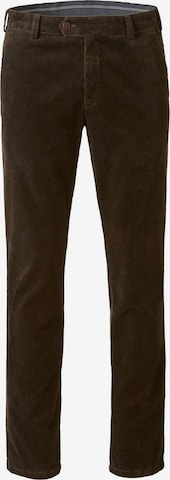 MEYER Chino trousers in Brown: front