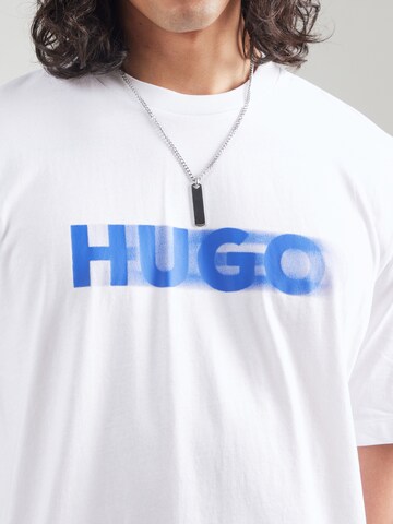 HUGO Paita 'Nalax' värissä valkoinen