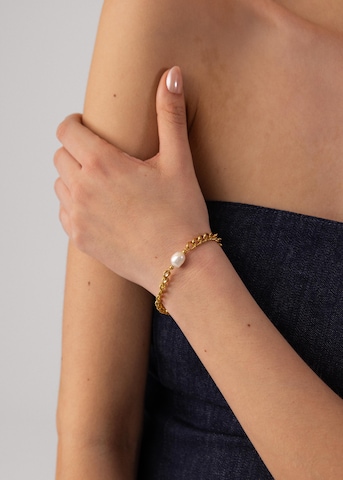 PURELEI - Pulseira 'Structure' em ouro: frente