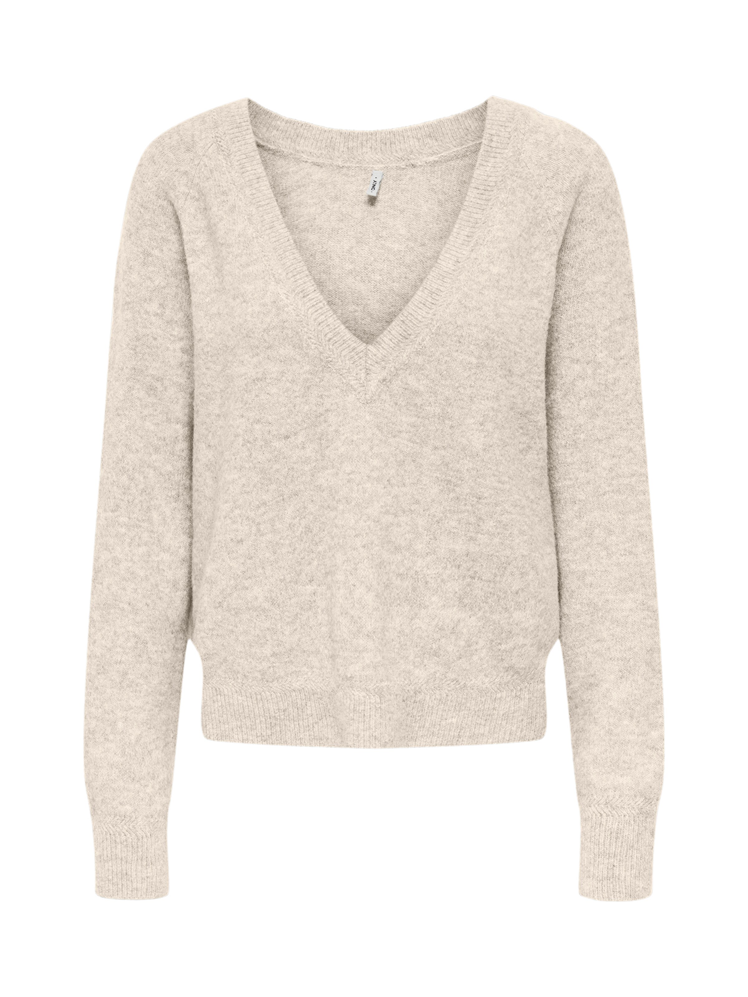ONLY Trui 'ONLELINOR' in Beige: voorkant