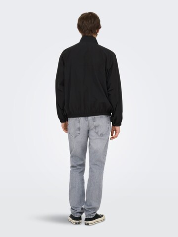 Only & Sons Overgangsjakke 'ONSMatt' i sort