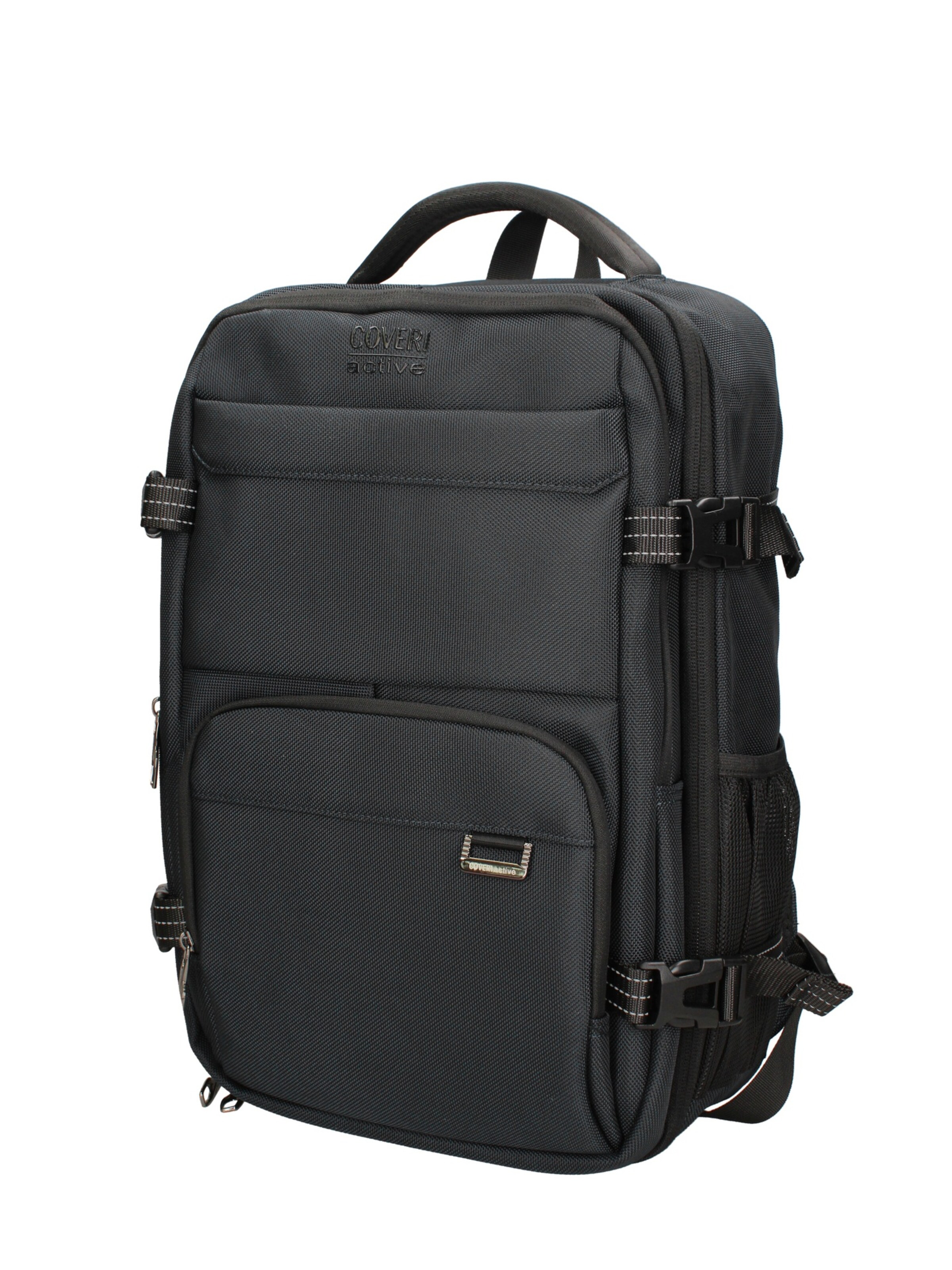 Zaino 'Zaino Coveri unisex poliestere 100% - Chiusura zip e tasche laterali' di Coveri Collection in nero