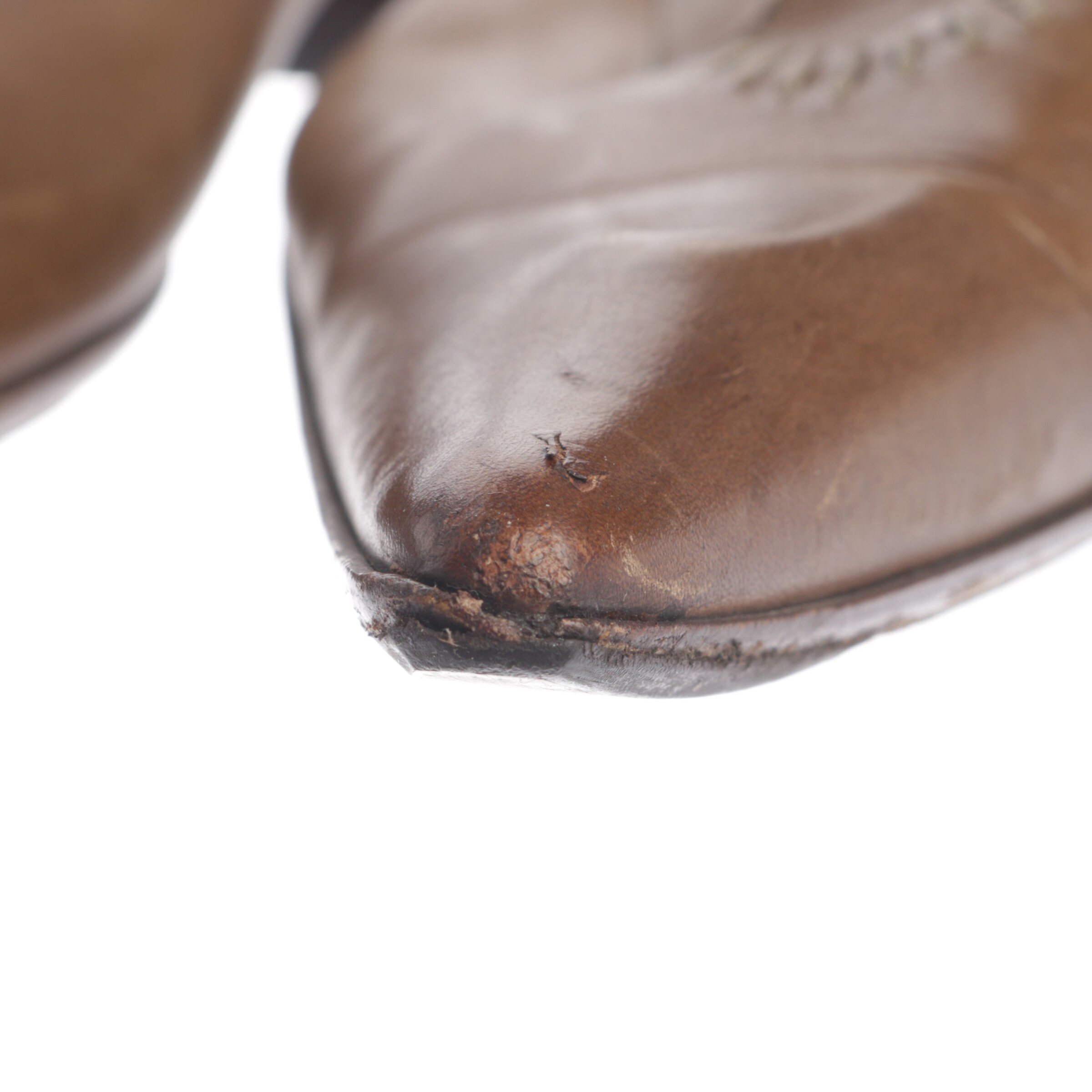 GIORGIO ARMANI Halbschuhe 39,5 in Braun