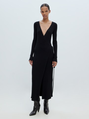 EDITED Úpletové šaty 'Mailien' – černá