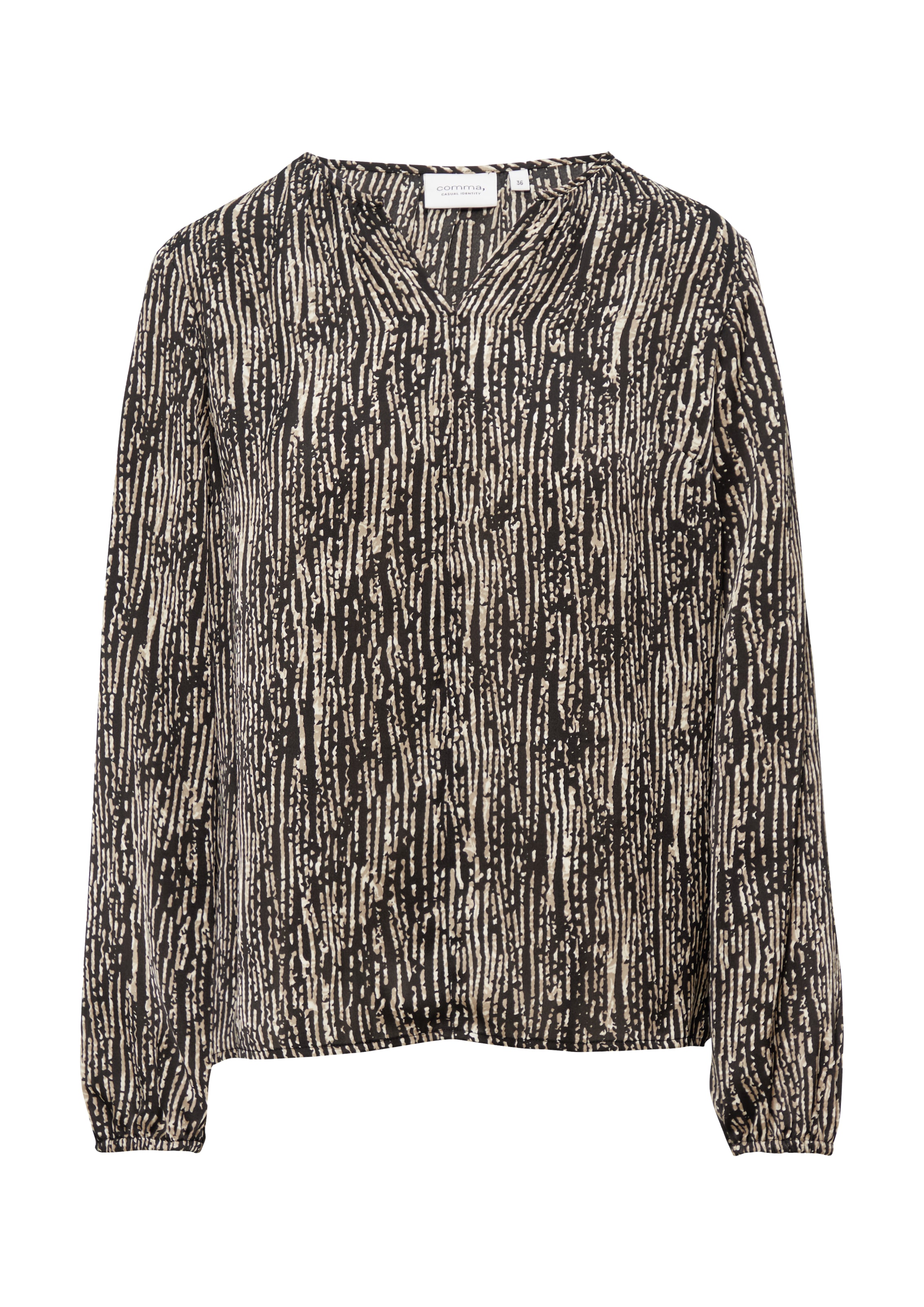 comma casual identity Bluse in Beige: Vorderseite