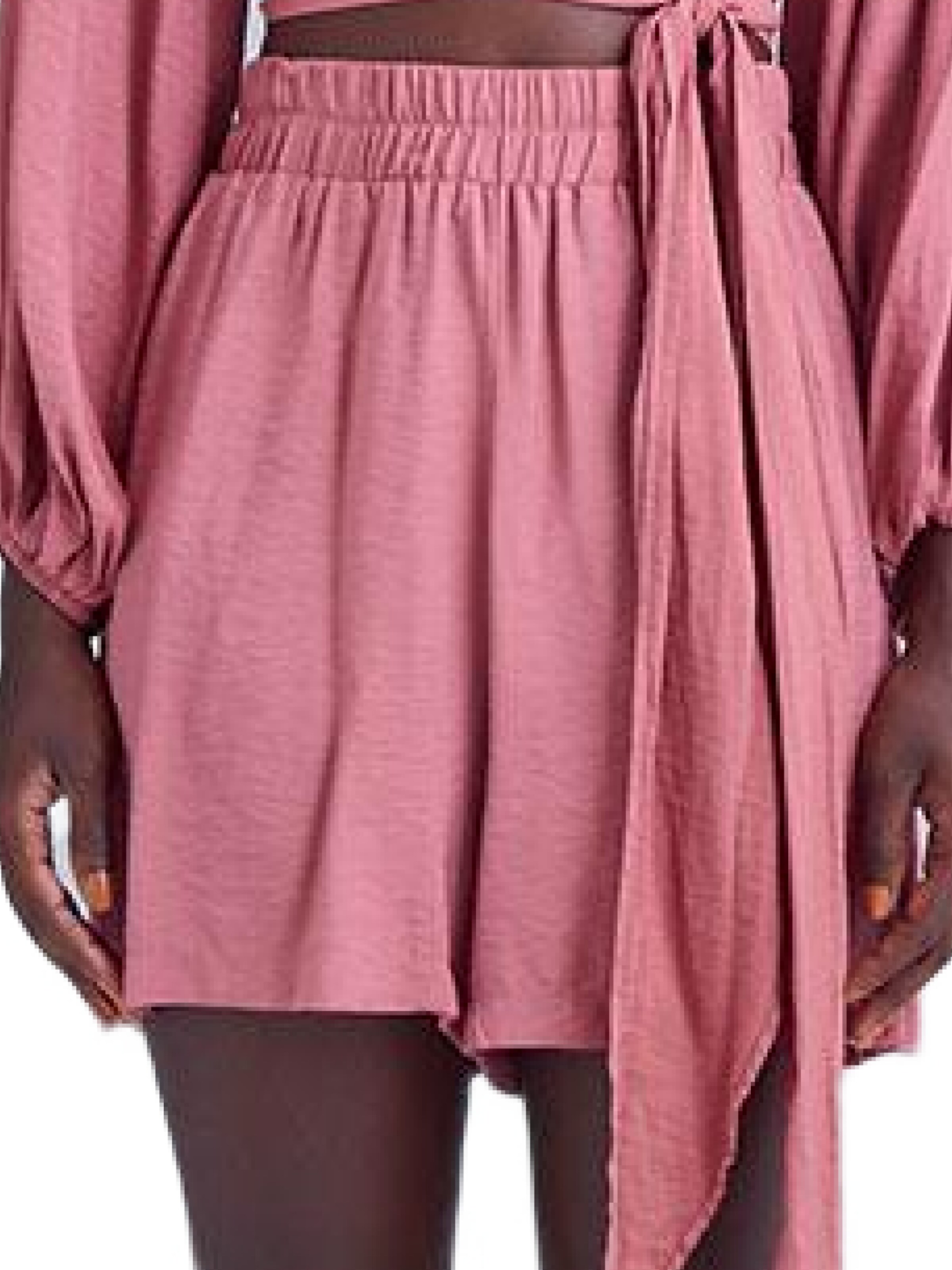 Loosefit Pantalon Rivus en rouge