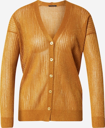 Sisley Knit Cardigan in Yellow: front