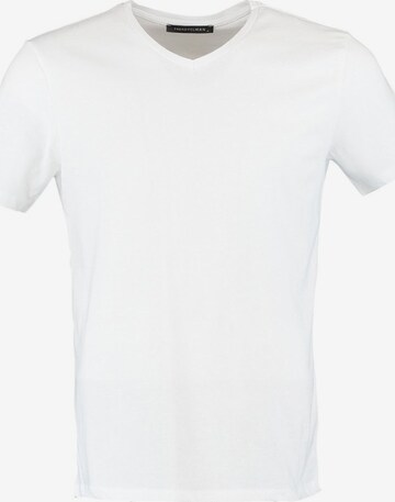 Trendyol Тениска в бяло: отпред
