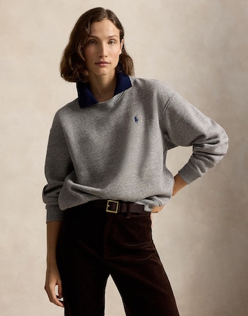 Polo Ralph Lauren Суичър в сиво: отпред